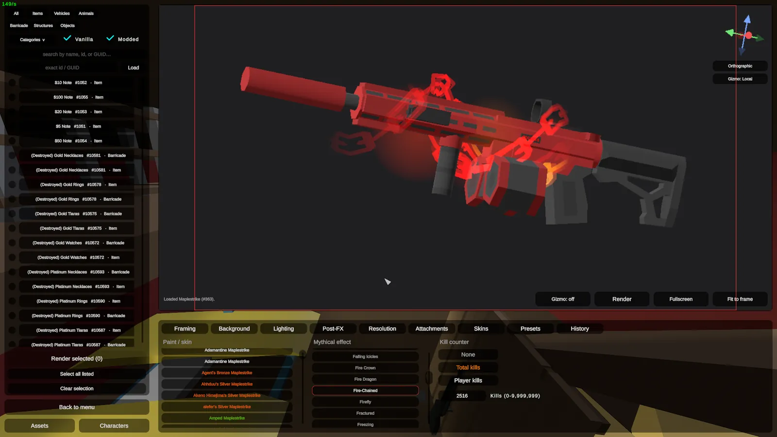 Reskin and
Add mythicals